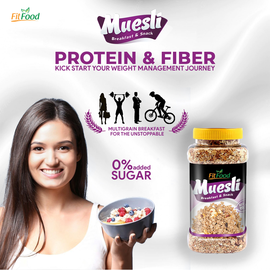 FitFood Muesli (sugar free) â€“ 250gm