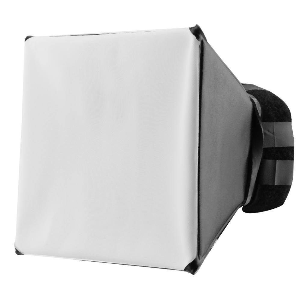 Silver Reflector Flash Diffuser Softbox Professional Mini Photo Diffuser Soft Light Box for Canon Ni