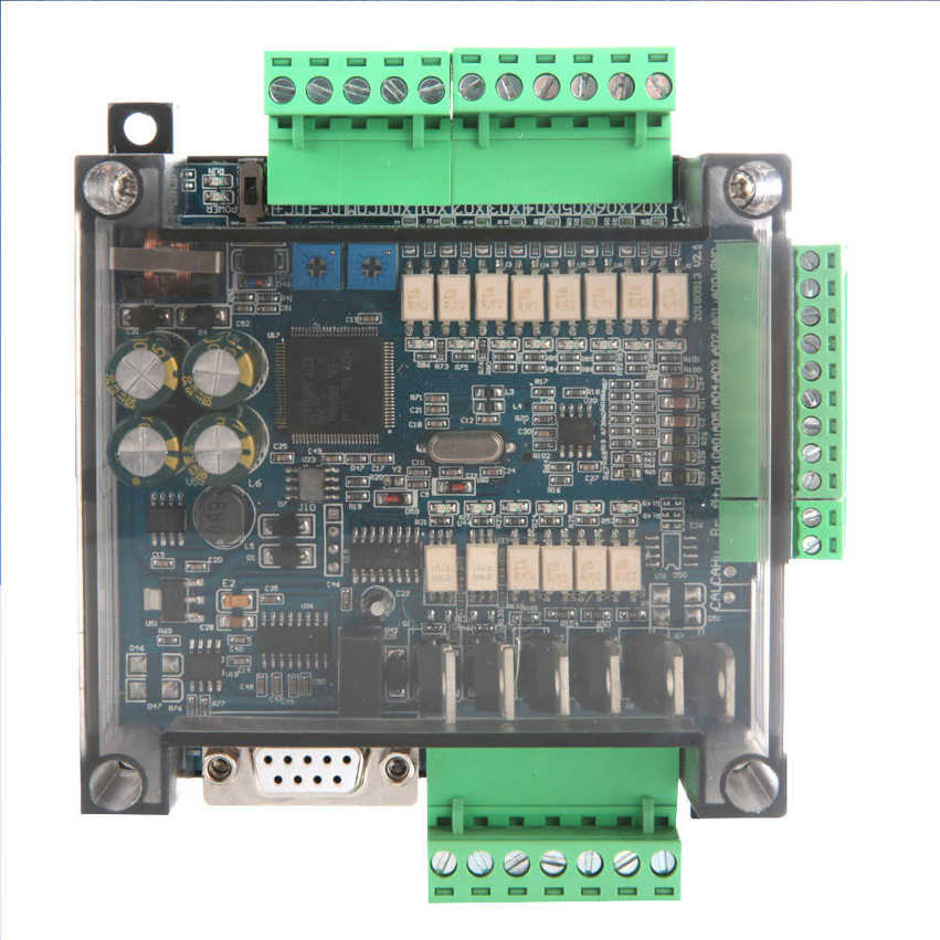 FX3U-14MT 6AD Input 2DA Transistor Output 24V 1A PLC Industrial Control Board. 