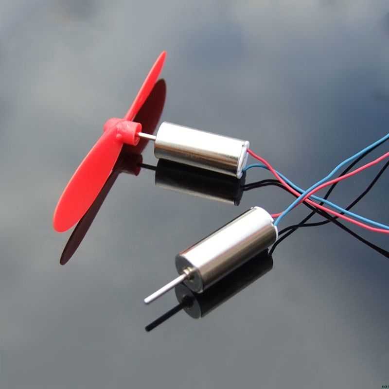 Ultra High Speed Core Less Mini Motor With Blade 1pcs. 