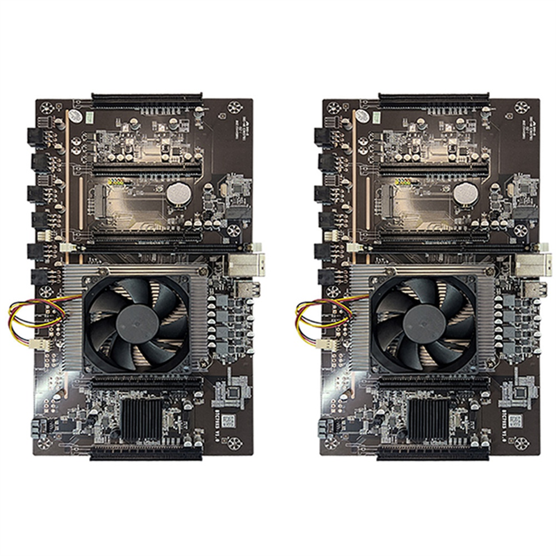 2X BTC Mining Machine Motherboard BTC79X5 LGA 2011 DDR3