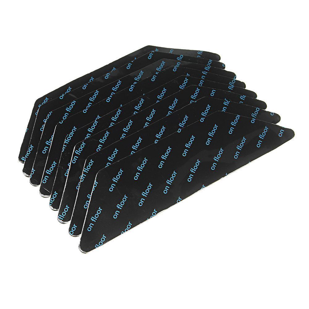 8pcs Anti Slip Carpet Gripper Flooring Rug Tape Pads Protector Removable Reusable Pad Corner