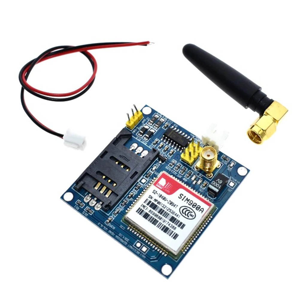 SIM900A Module with Antenna & pin -mini-Type networking system for students