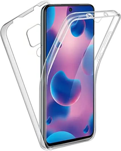 360 Full Body Case for Xiaomi Redmi Note 12 11 11S 10 10A 10C 9happy 8 8T 7 Pro 9S 8A 9A 9C Poco X3 M3 Double Side Transparent Cover