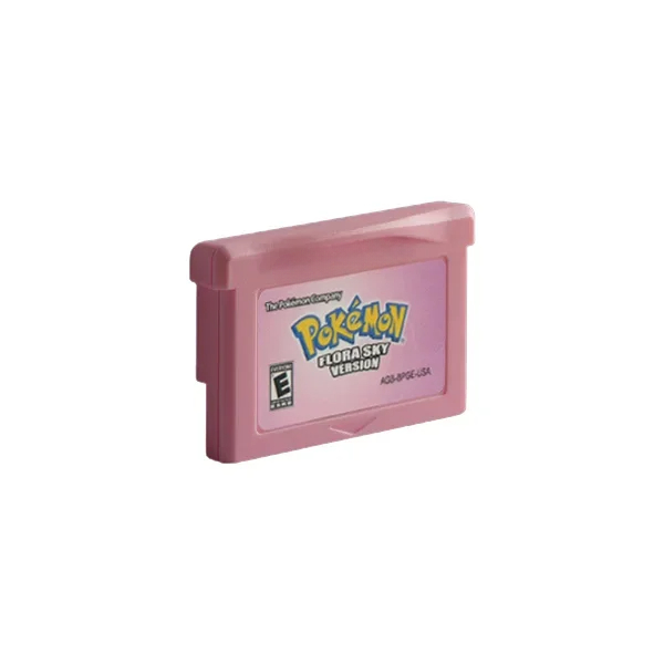 GBA Game Cartridge 32 Bit Video Game Console Card Pokemon Light Platinum Lighting Yellow Flora Sky Clover High Quality Shell. 