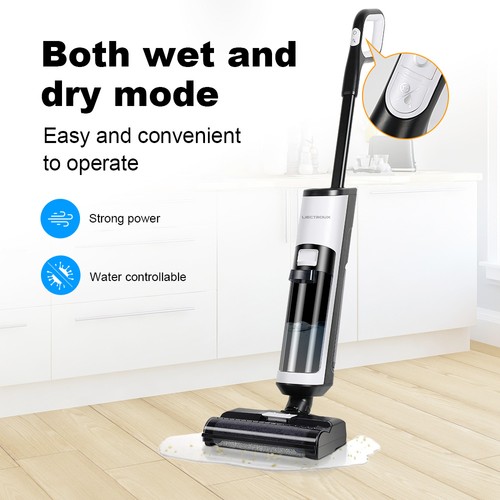 Liectroux i7 Pro Cordless Wet Dry Vacuum Cleaner, 14000Pa Suction, Self-Cleaning, Self-Drying, 600ml Clean Water Tank, 35 Mins Runtime, LED Display, Voice Control, Low Noise. 