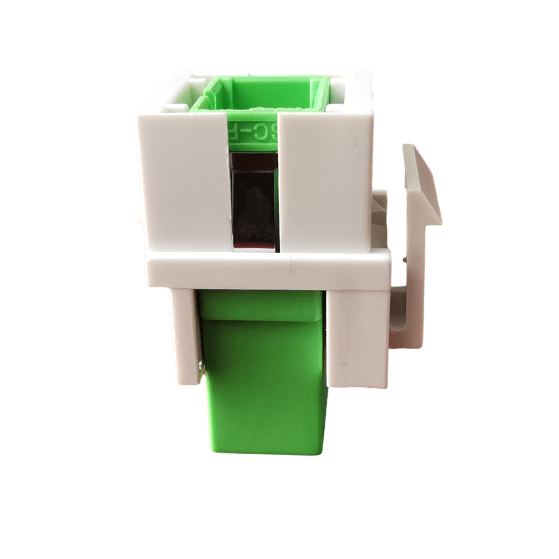 Sc-Sc Apc Fiber Optic Connector Keystone Sc Upc Optical Single-Mode Adapter Coupler Jack Slot For Network Plug. 