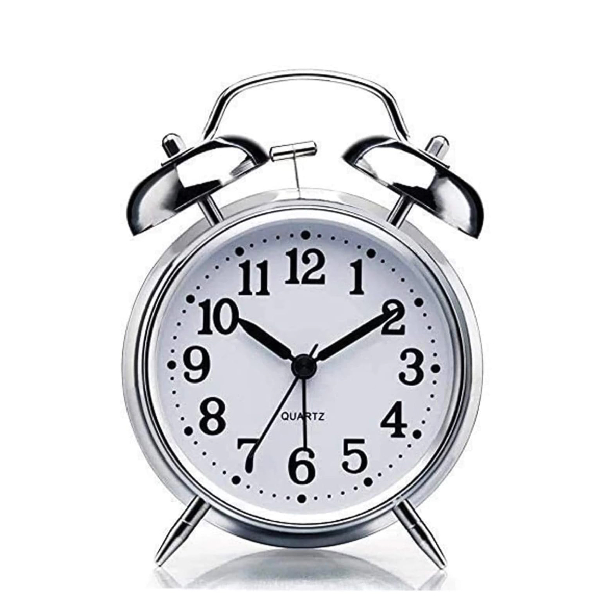 Alarm Clock/Twin Bell Table Clock - Loud Alarm Clock - Stylish Timekeeping for Home Office & Students - Vintage Retro Classic - wall clock. 