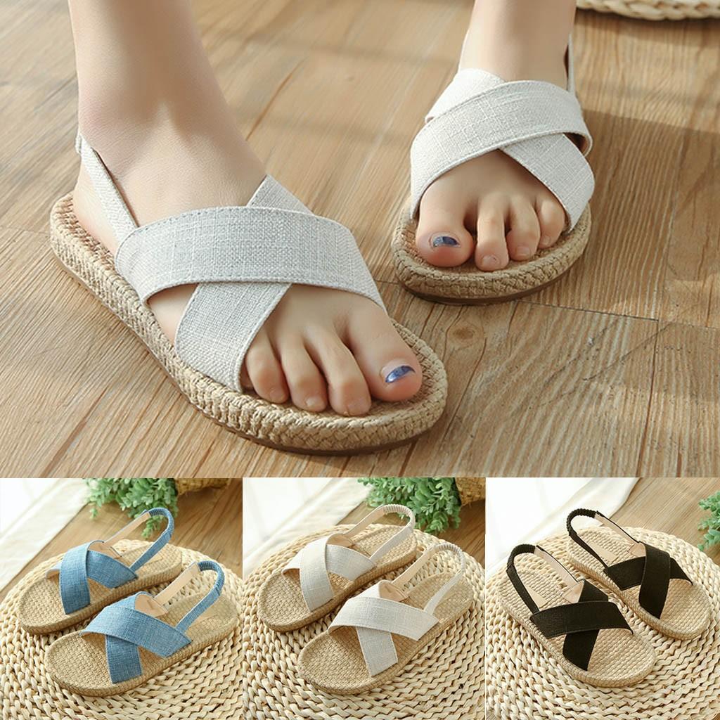 Women Bohemian Open Toe Sandals Summer Flat Cross Set Beach walk Slippers  Shoes: Buy Online at Best Prices in Bangladesh | Daraz.com.bd
