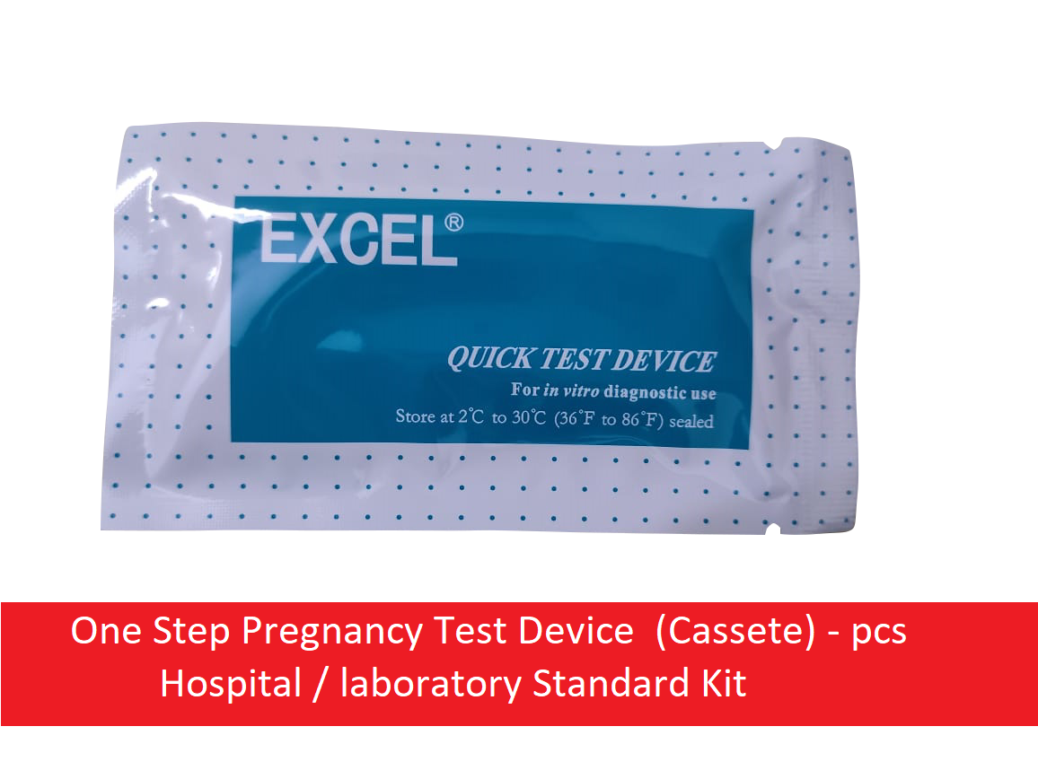 Excel Hospital/ Diagnostic lab Usable  Pregnancy (ICT Method) Test Cassette - 2pcs. 