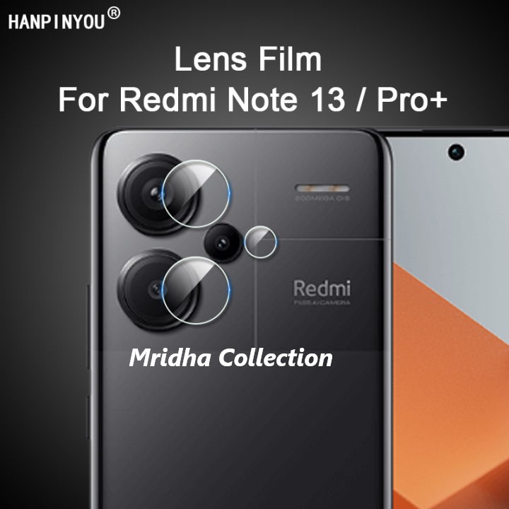 2in1 Protector Combo Pack for Xiaomi Redmi Note 13 Pro+ 5G / Xiaomi Redmi Note 13 Pro Plus 5G (A+ GRADE) UV Glass Screen Protector + Camera Protector Lens. 