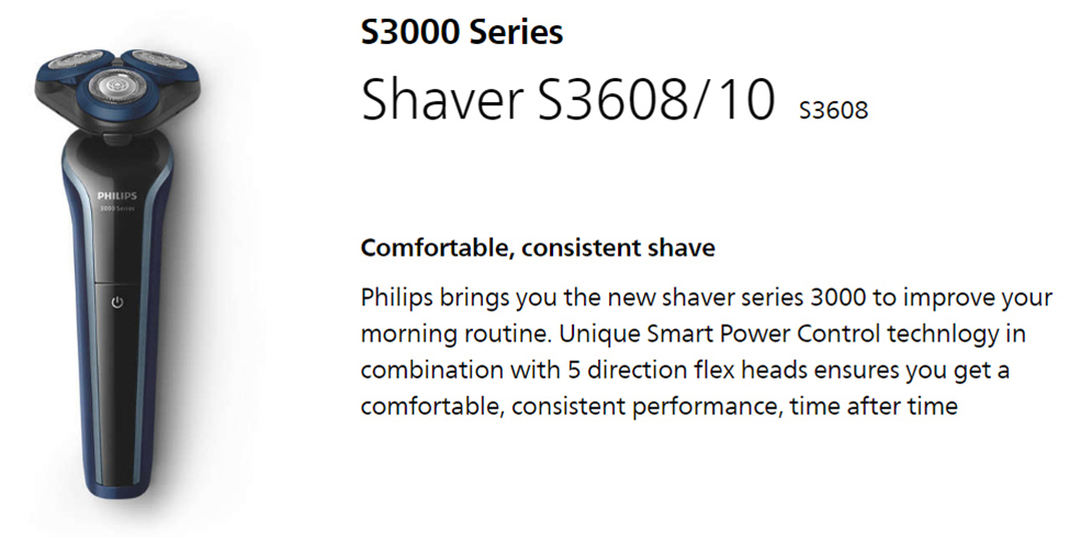 Philips S3608/10 Electric Shaver