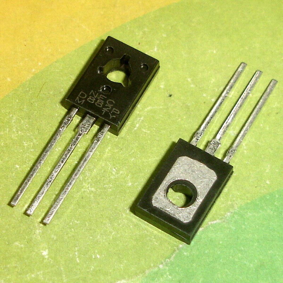 5Pcs- 2SD882 2S-D882 D882 882 NPN Transistor 40V 3A 10W 3 Pin Leads Power Transistor TO-126 NPN Transistor