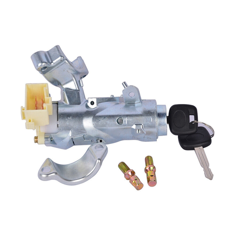 Replacement Ignition Switch Assembly W/2 Keys with Bracket for 1998 1999-2002 Toyota Corolla RAV4 45020-12-11 45250-38010
