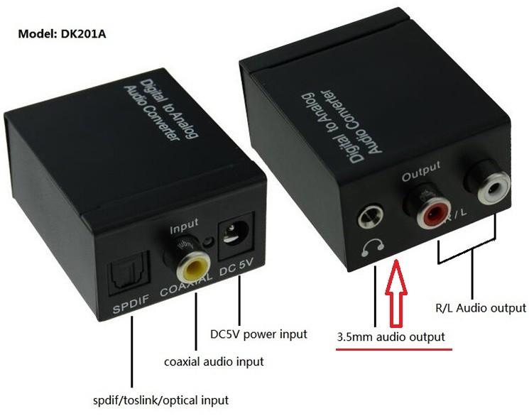 easyday digital to analog audio converter