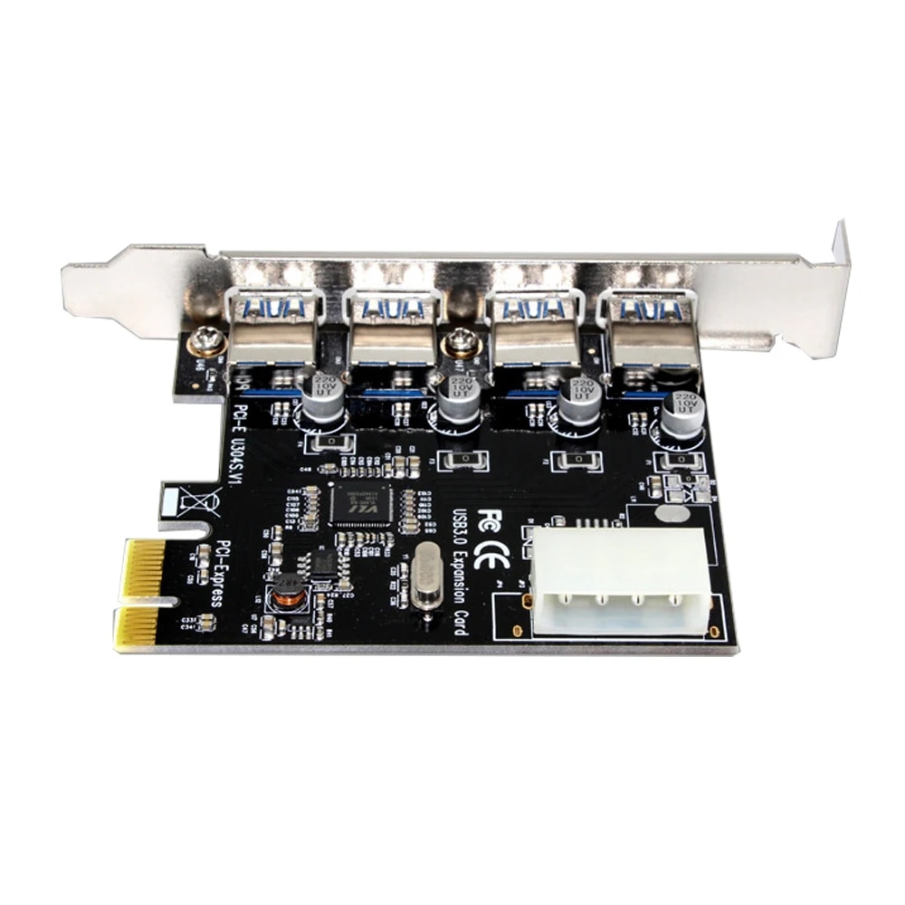 5 Gbps Speed PCI express PCIe USB 3.0 hub adapter controller USB 3 0 PCIe express 1x Adapter 4 Port USB 3.0 PCI-e Expansion Card. 