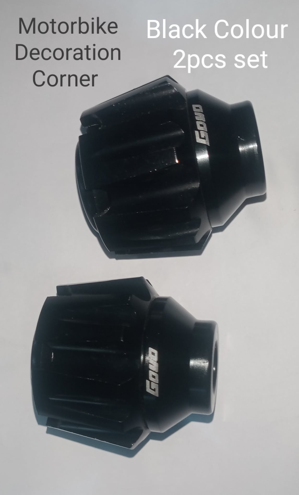 2pcs Universal Full Alloy Aluminium motorcycle slider cap or gutli for bike