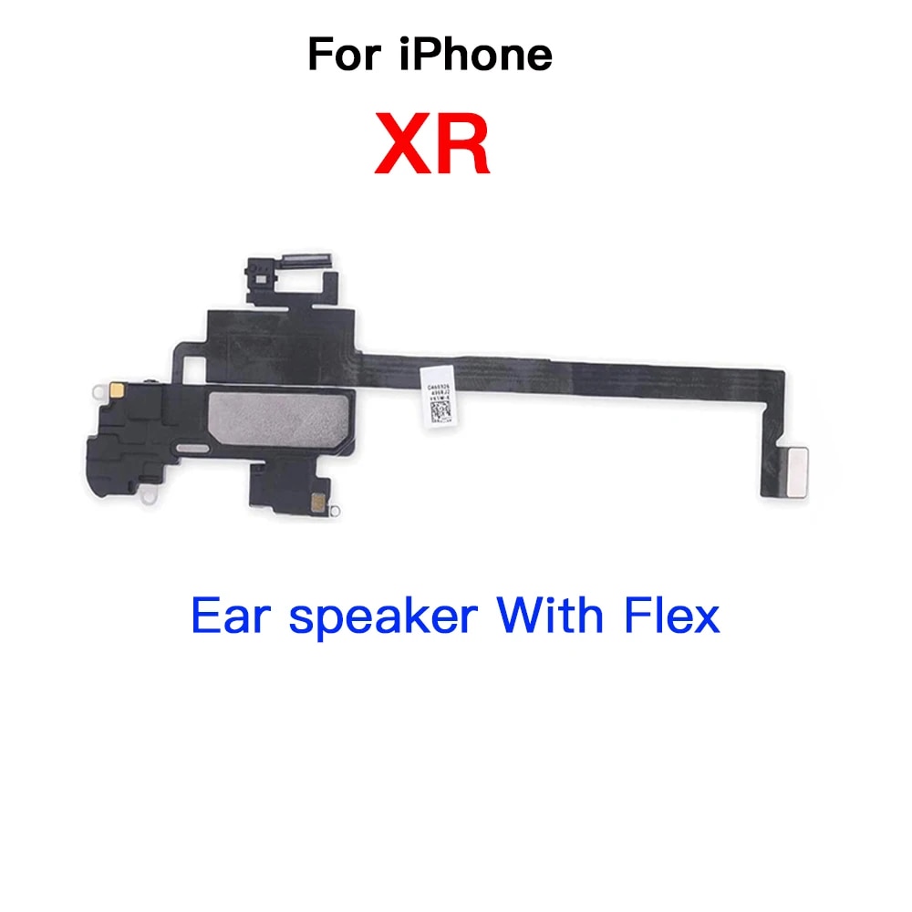 TOP - Bottom Loud Speaker Replacement For iPhone X XR XS Max Ear Speaker With Microphone Flex Cable. 