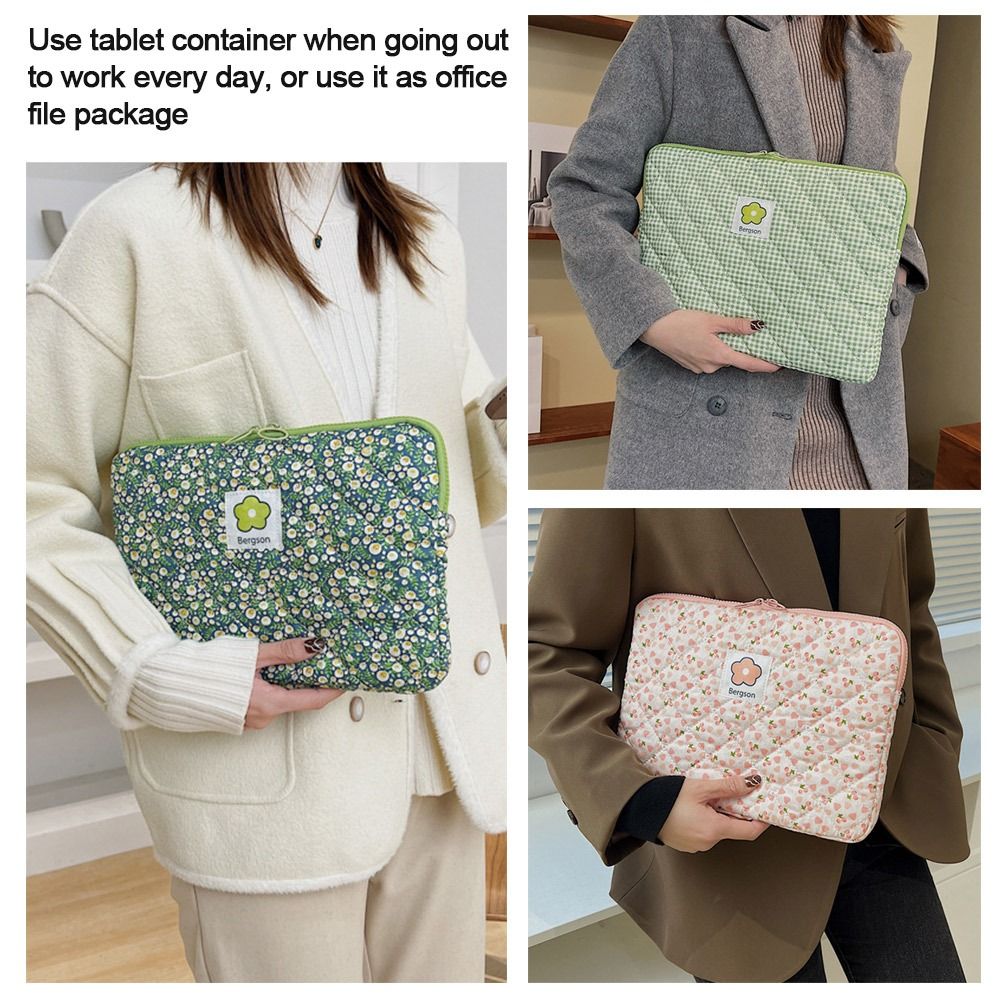 Flower Pattern Cute Shockproof Laptop Sleeve Case Bag 11 13 14 Inch for Macbook Ipad For Samsung Laptop and Tablet Pouch. 