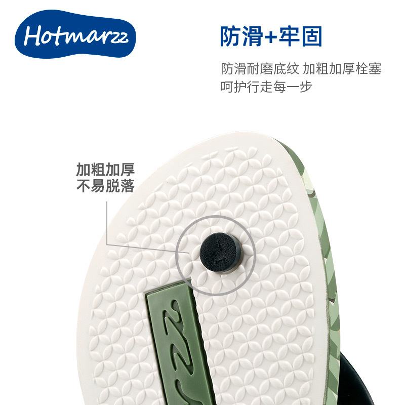 hotmarzz men's new flip-flop slippers new slippers summer seaside. 