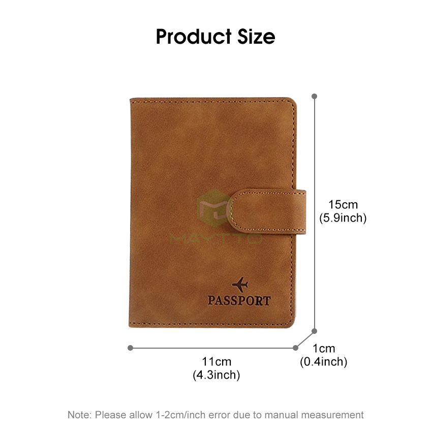 MAYTTO Wallet FRID Card Multi-function Package Ultra-thin Package PU Leather Document Package RFID Wallet Card Holder Holder Bag Travel Cover Case. 