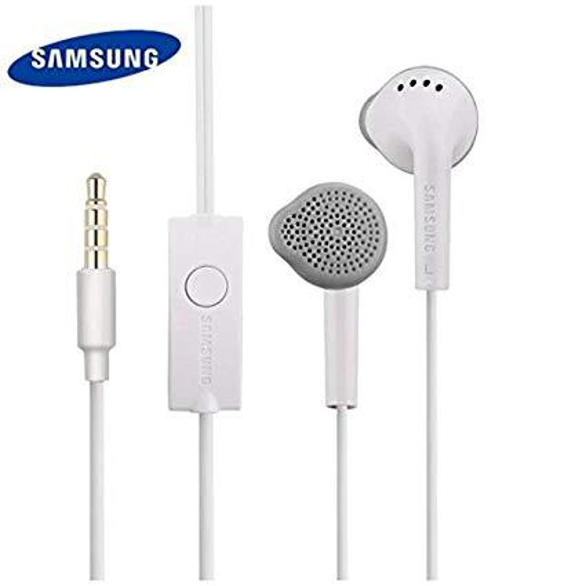 Samsung earphone 3.5mm mic with original wired earphone white headphone - Elegant and refined class - Creating a sense of modernity.. 