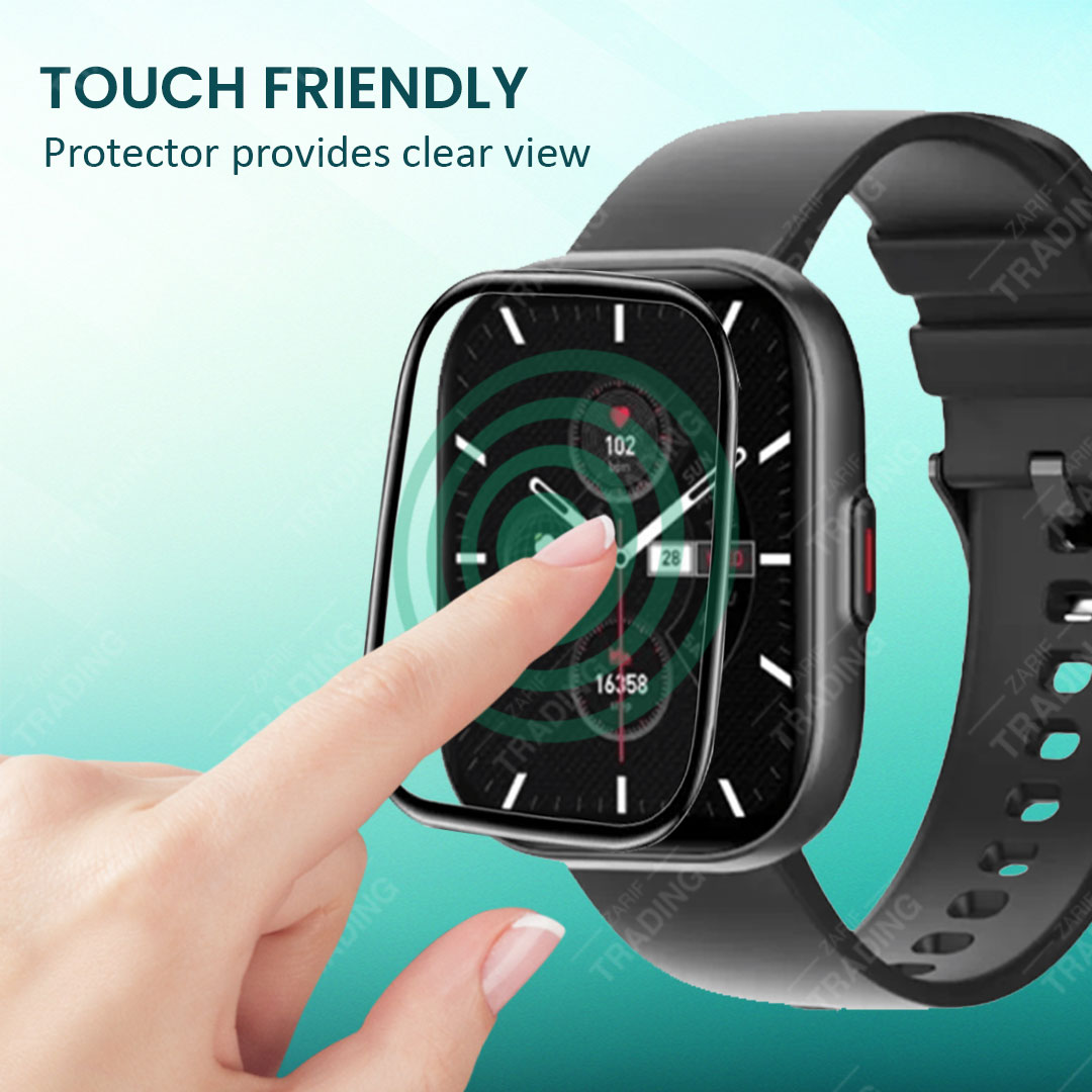 Colmi P68 Smart Watch Full Coverage Plastic Screen Protector. 