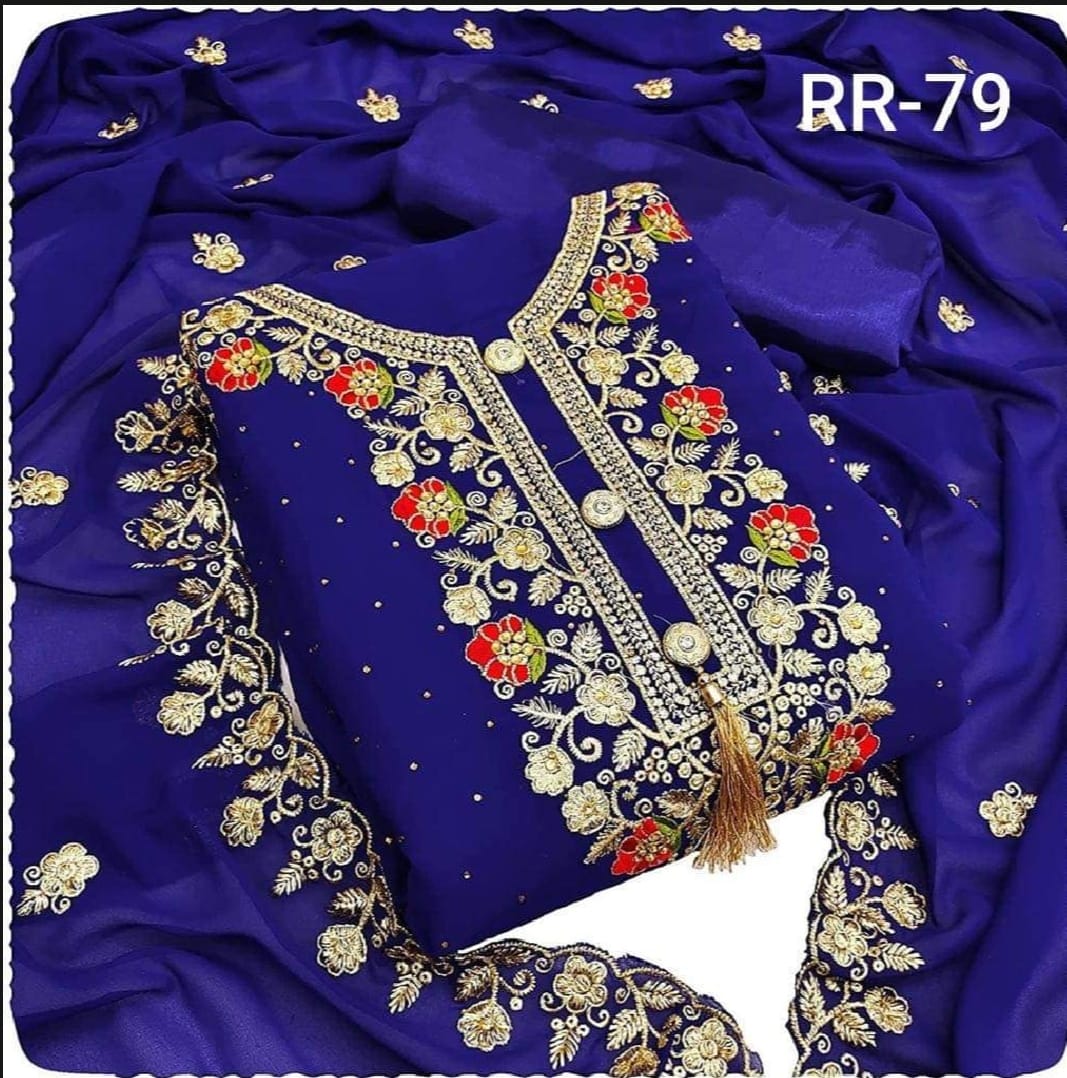 Exclusive Embodary Three-Piece Salwar Kameez for Women – Stylish Dress