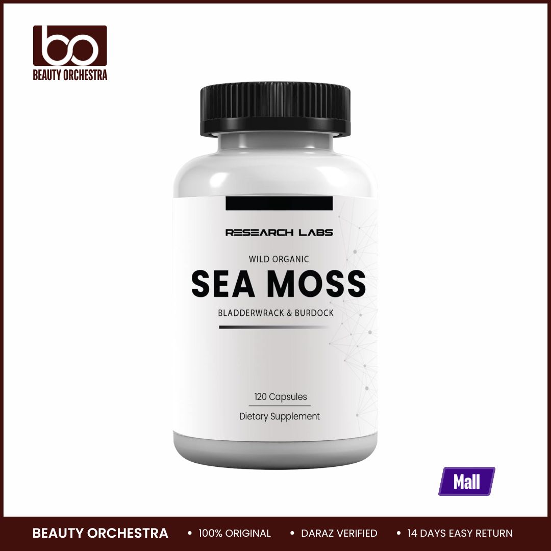 Research Labs Sea moss Bladderwrack & Burdock Root 120 Capsules