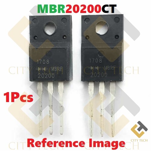 MBR20200CT MBR20200C MBR20200 20A 200V Schottky Diode TO-220 MBR 20200 Power Rectifier Electrical Circuitry & Parts. 