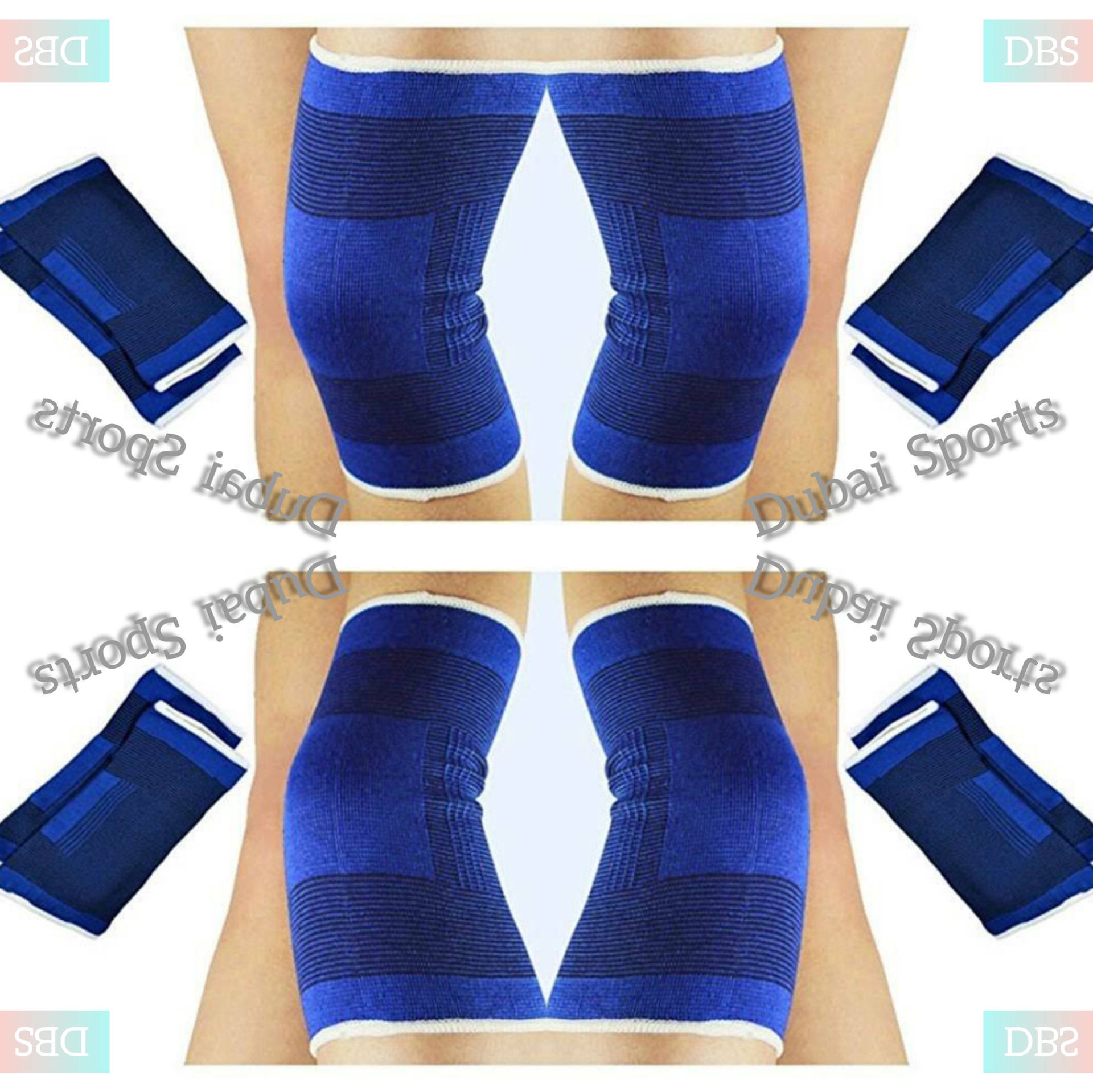 Compression Knee Brace Support Sleeve Pain Relief For Sport Fitness Running Dubai Sports. 
