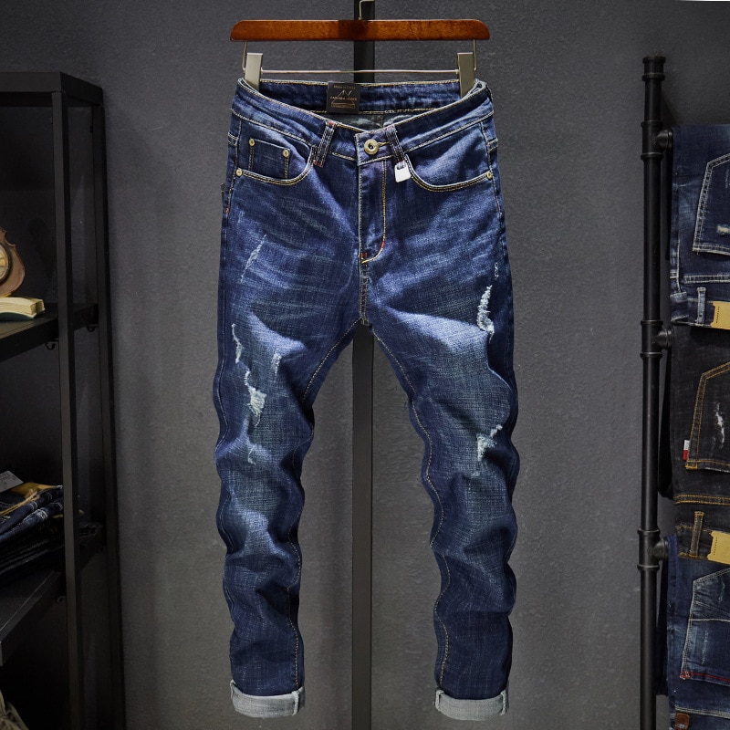 Stylish Slim-Fit Stretchable Denim 