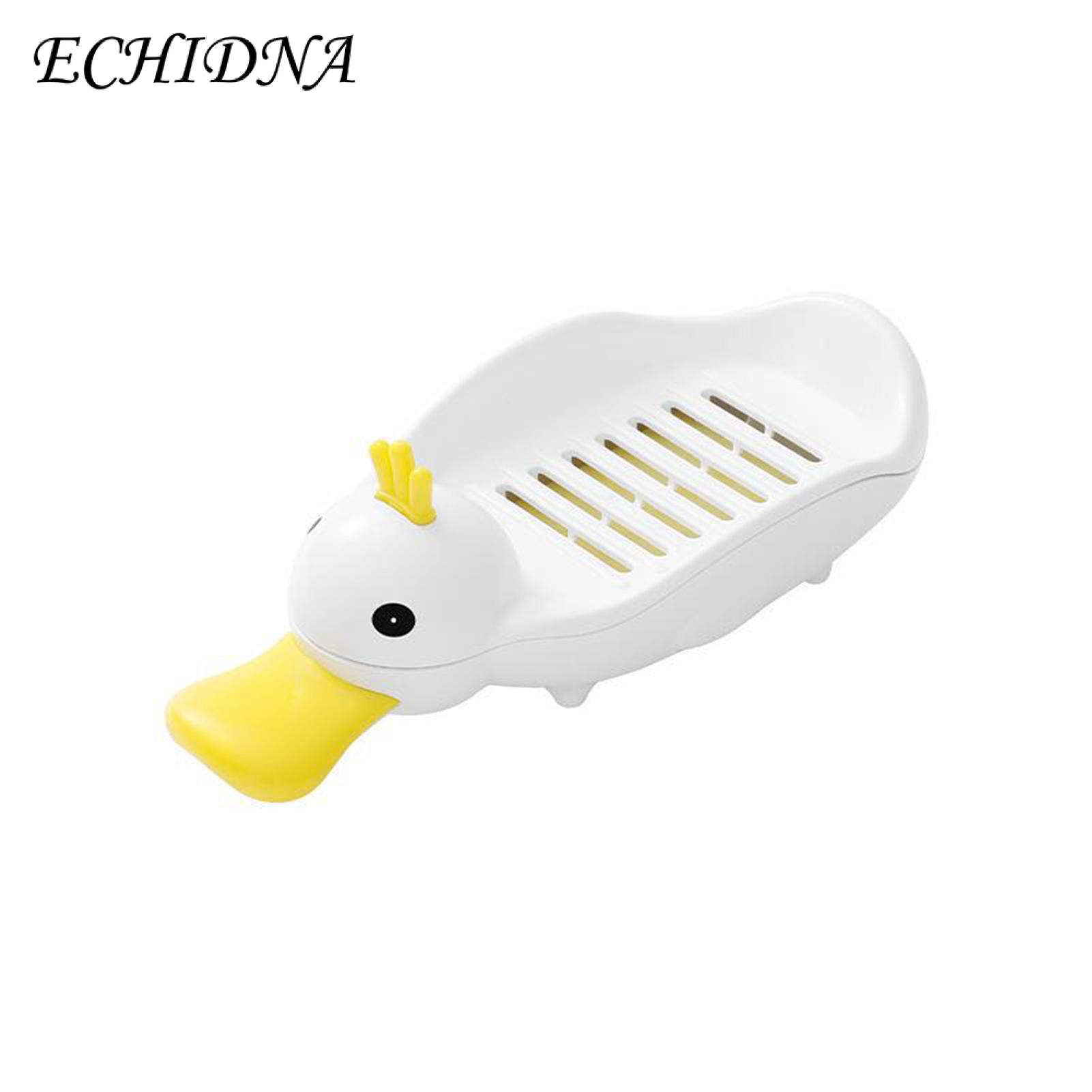 Wall-mounted Soap Holder Adorable Duck Soap Dish with Draining Basket Perfect Bathroom Kitchen Accessory for Southeast Asian Buyers Soap Holder