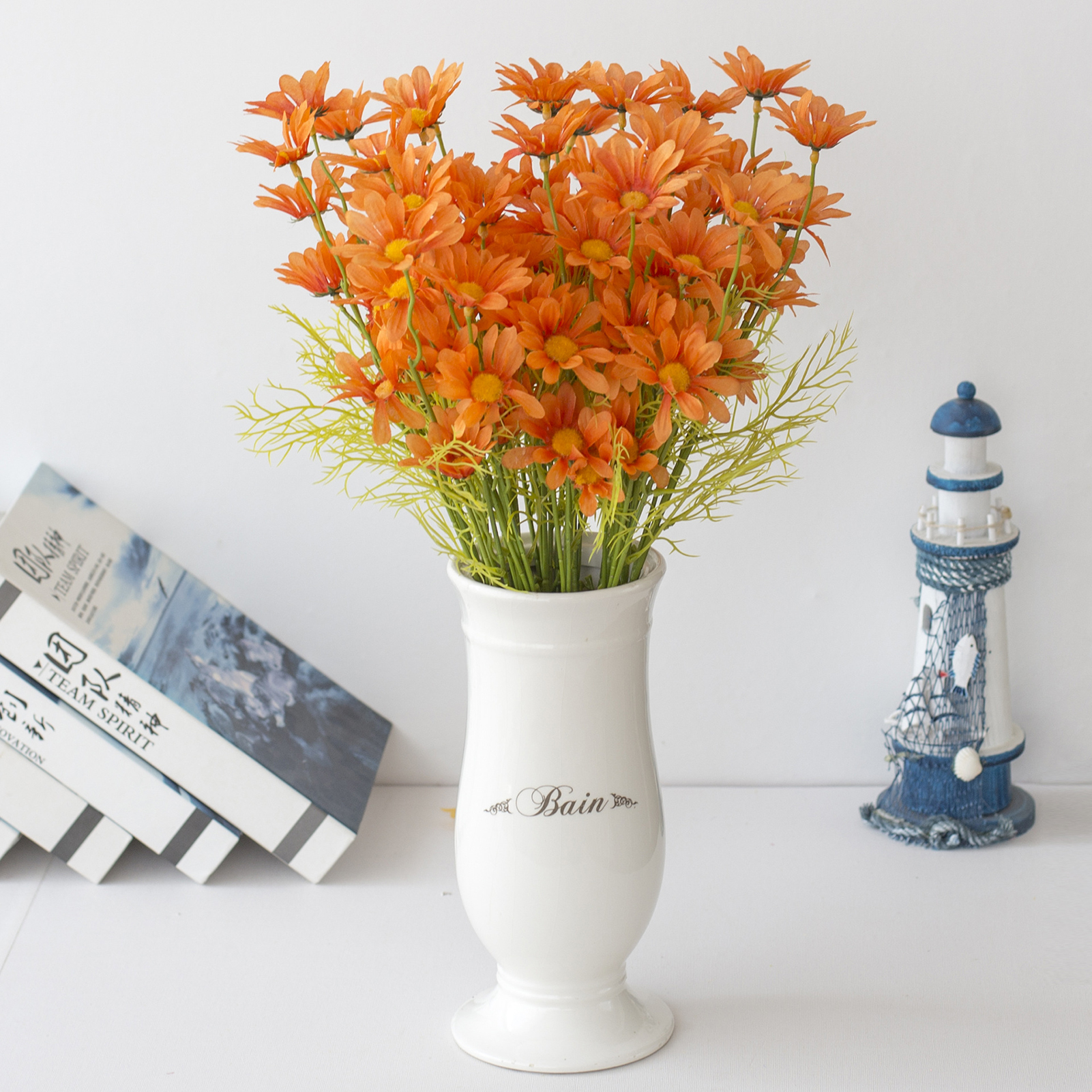 HelloWorld Artificial Flower Eco-Friendly le Top Imitation Bouquet. 