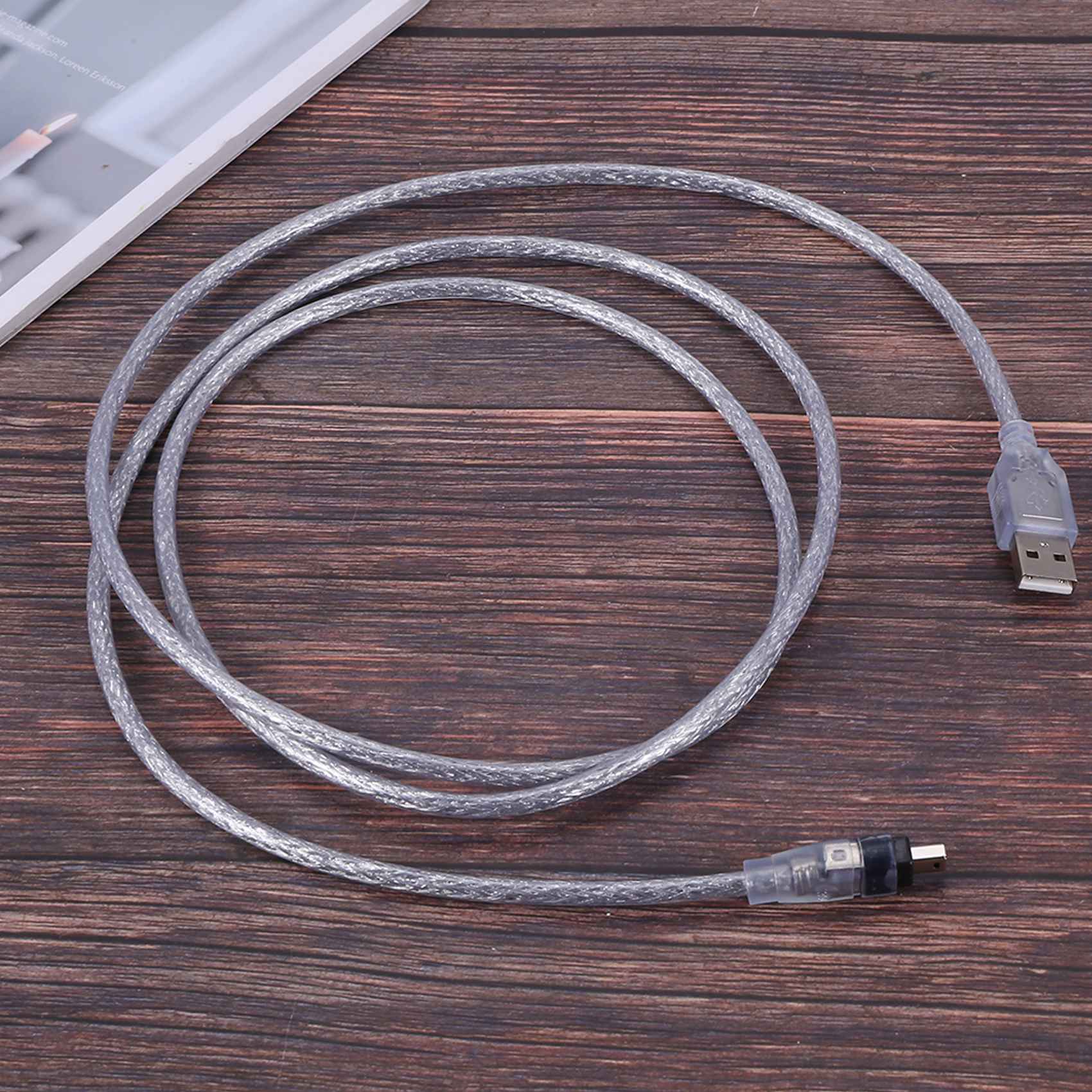 1.5M USB To IEEE 1394 4 Pin Firewire DV Adapter Cable For PC Camera. 