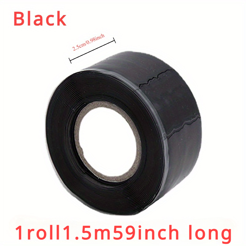 Repair Tape Self Fusing Wire Hose Bonding Rescue Performance Transparent Silicone Black Pipeline Seal Water Pipe Strong Repair