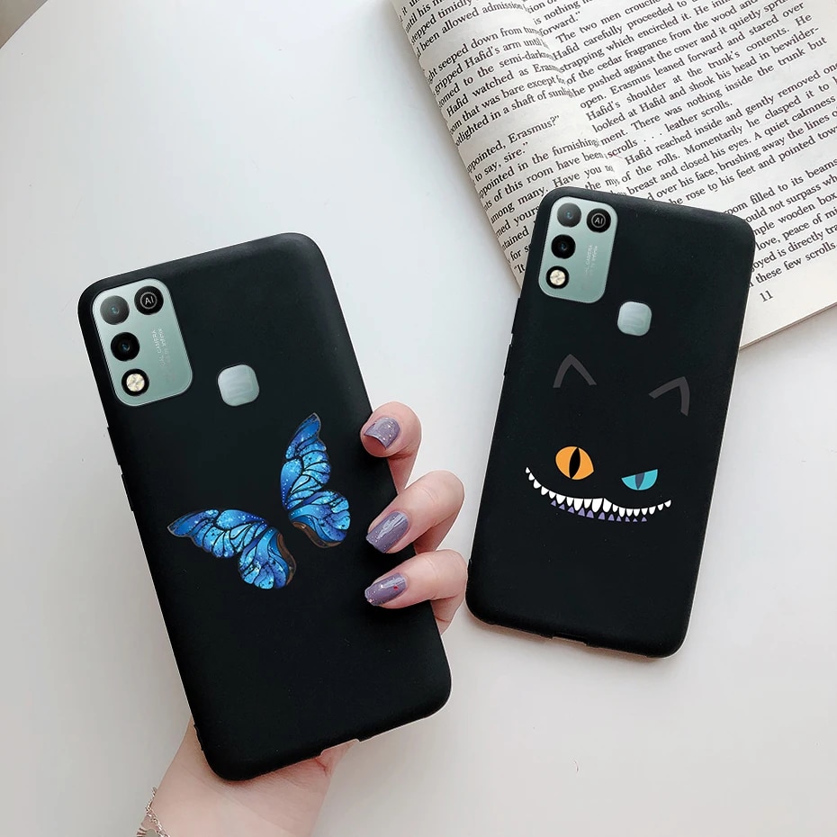 For Infinix Hot 11 Play Case Soft Silicone Cute Cartoon Painted Phone Case For Infinix Hot 11 Play Hot11 Play Back Cover Fundas. 