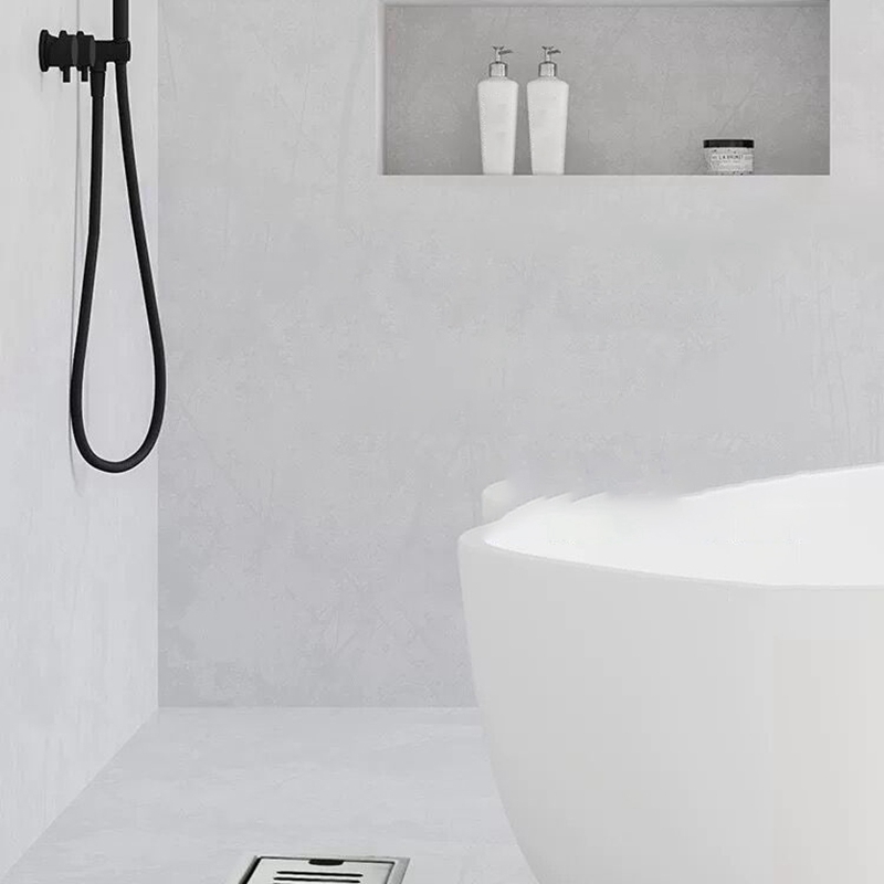 Rectangular Linear Shower Floor Drain Long Linear Drainage Channel Drain for Hotel Bathroom Kitchen Floor 20cm. 