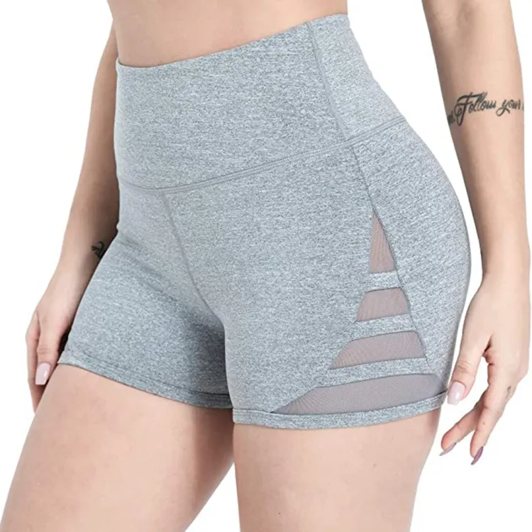DIELUSA Women Gym Shorts Booty Workout Spandex Tight Shorts for Athletic  Running Yoga