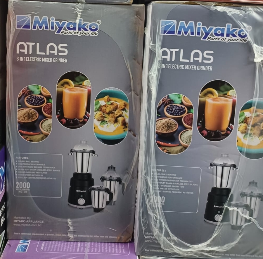 Miyako ATLAS 2000 Watts Blender Plus Mixer Grinder. 