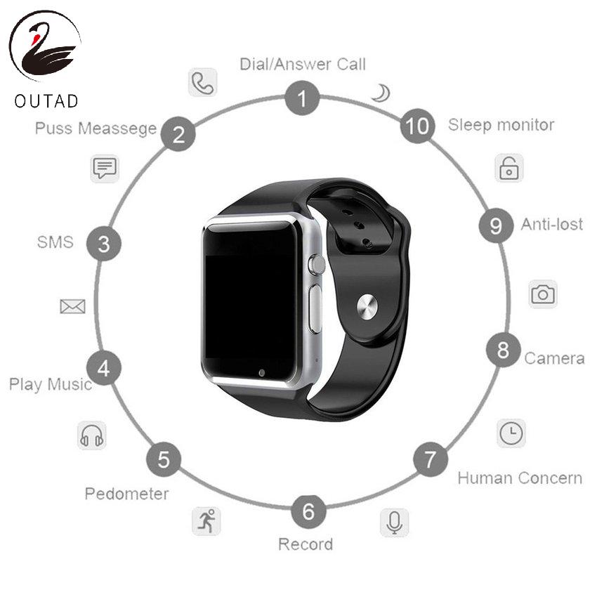NYT A1 Smart Watch Pedometer Digital Analog Sports Watch Smart Wristwatch For Iphone For Samsung For Htc For Android Phone. 