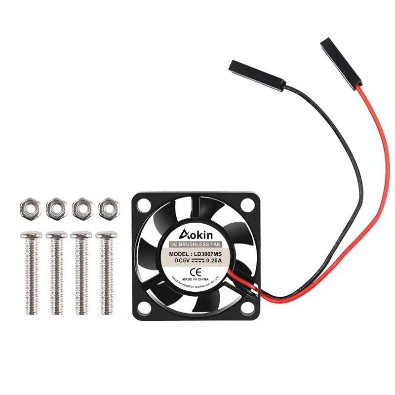 Raspberry Pi 3 B+ Fan Small Computer Fan For Raspberry Pi Cooling Fan 30x30x7mm Brushless CPU Cooling Fan