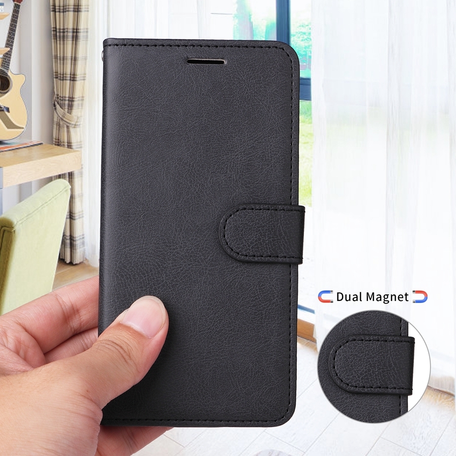 For Coque Huawei P Smart FIG LX1 LX2 Case Wallet leather Flip Case for Etui Huawei Enjoy 7S FIG-LX1 LA1 Honor 9 90 Lite Cover. 