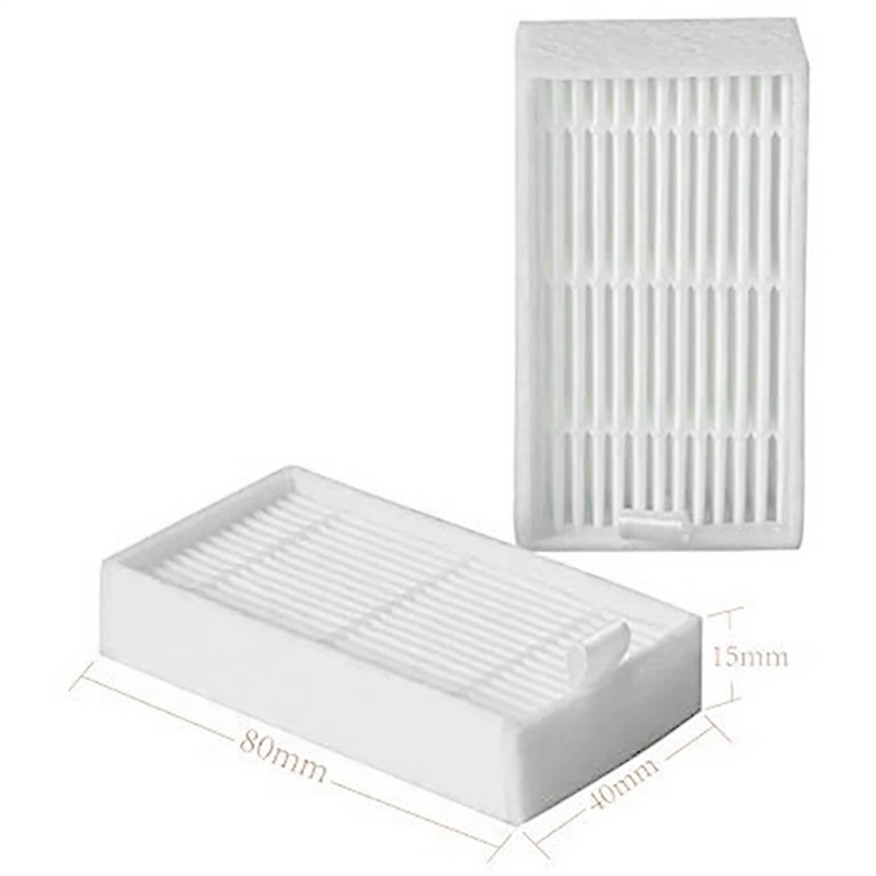 Hepa Filter Side Brush Mop Rags Filter Replacement Accessories for V55 Pro Robot Vacuum Cleaner