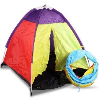 discovery tent and tunnel