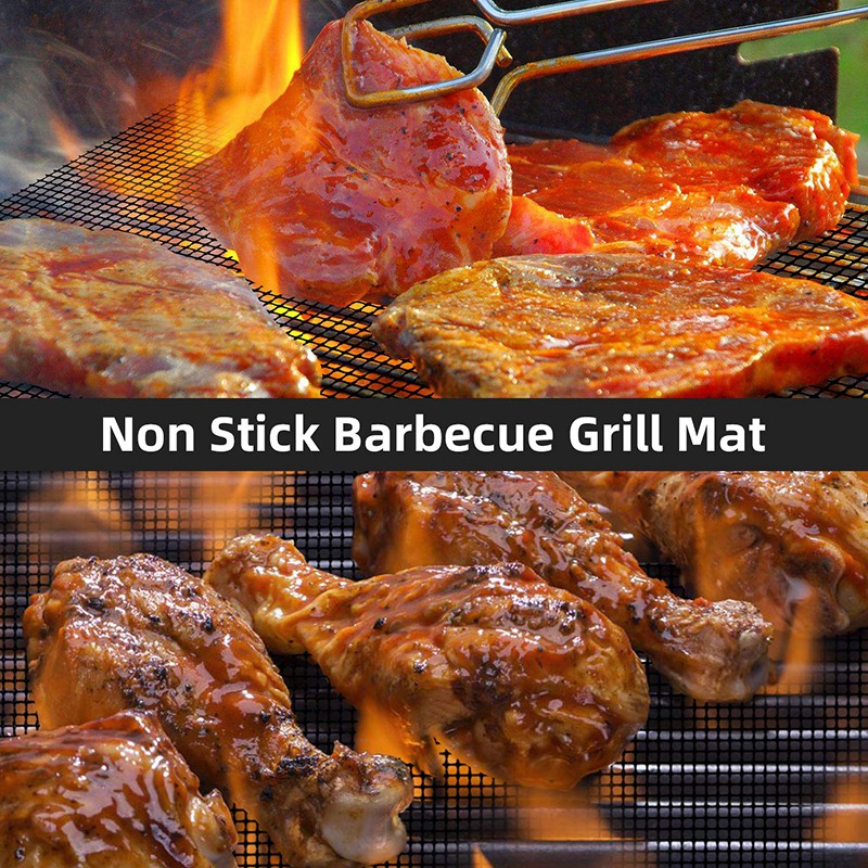 Non Stick Grill Mesh Mats Duty Bbq Grilling Baking Accessories Reusable And Easy To Clean Works On Electric Grill Gas Charcoal Bbq Buy Online At Best Prices In Bangladesh Daraz Com Bd