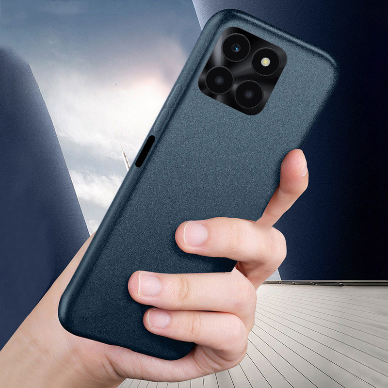 Phone case Honor X6A Matte Silicone Soft Sandstone Super Scrub Non-slip Back cover Honor X6A case