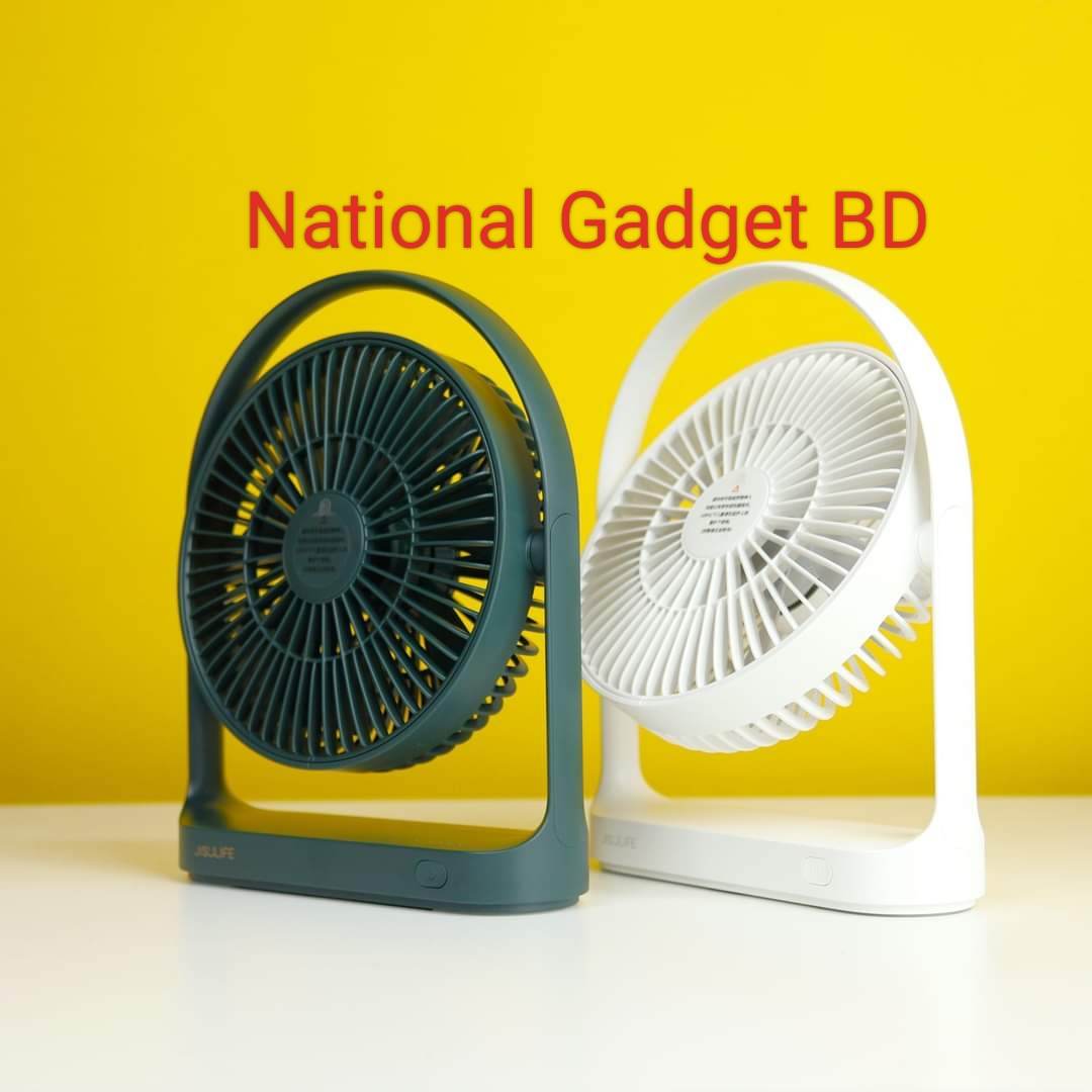 JISULIFE FA19 USB Portable Rechargeable Fan 4000mAH Battery with Type C Charging Port. 