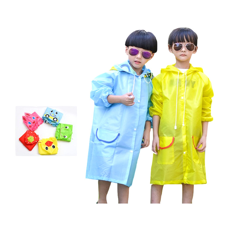 Factory new children's raincoat wholesale poncho kids raincoat waterproof oxford cloth clothes children's one-piece raincoat +. 
