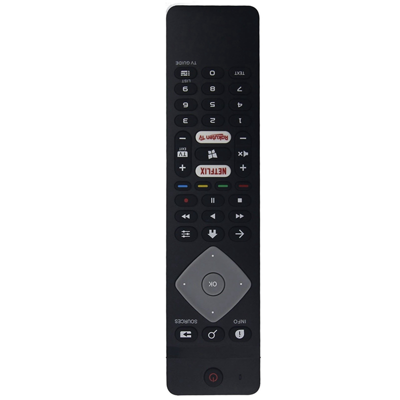 2X Remote Control for Philips BRC0884301/01 43PUS6704/12 50PUS6704/12 55PUS6704/12 4K UHD Smart TV (No Ambilight). 